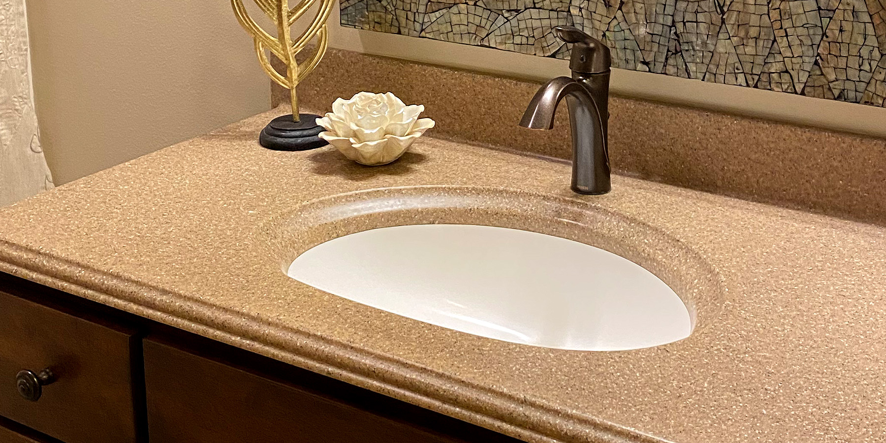 Cultured Granite & Cultured Marble Vanity Sink Tops For Dealers From SFI