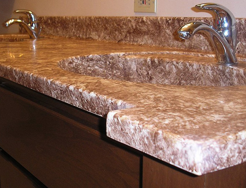 Cultured Marble Vanity Sink Tops, Tuscany Granite Vanity Top Reviews